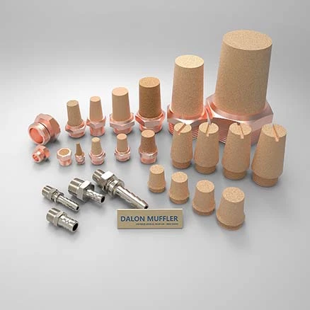 Bronzen automatische geluiddemper